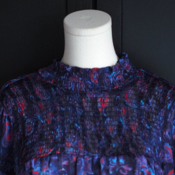 Joie | Smocked Long Sleeve Blouse - Picture 3 of 6